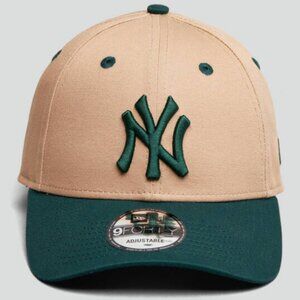 NY Yankees Tan and Green Baseball Cap